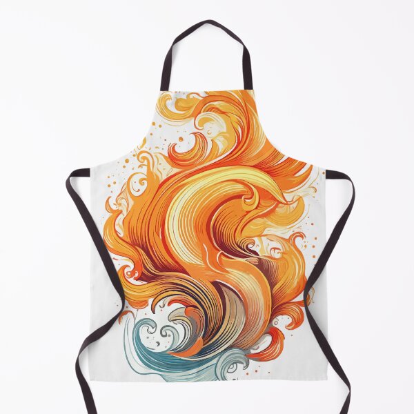 Item preview, Scorching Rhythms: Abstract Heatwave Art designed and sold by bb-15artstudio.