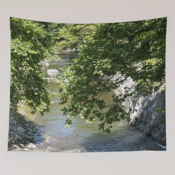 Item preview, Wild Mountain River with Bright White Limestone Banks designed and sold by Georgia Mizuleva.