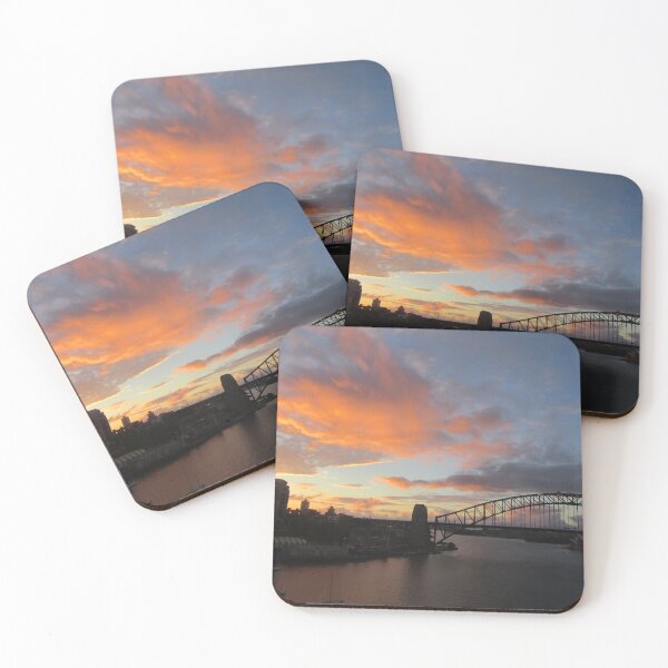 Item preview, Orange Sunrise across Sydney Harbour designed and sold by Amanda MichelleDesigns.