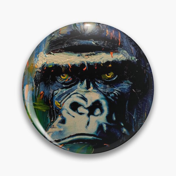Aperçu de l'œuvre Peinture d’art de gorille, animal sauvage créée et vendue par RigelArtifacts.