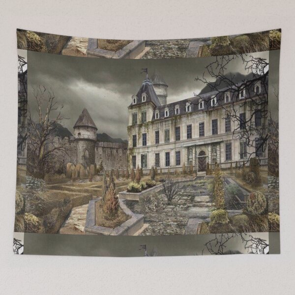 Item preview, Rumples Post Cursed Castle Cosplay Tapestry designed and sold by jakersvelmax.