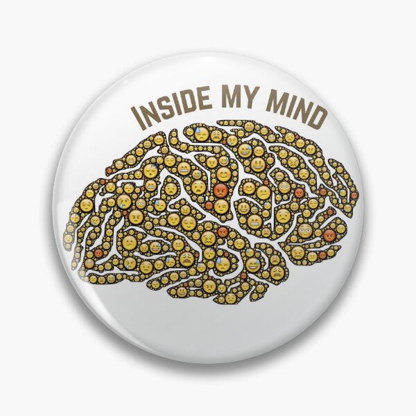 Item preview, Inside my brain a funny story of emojis  designed and sold by Cosmicworld07.