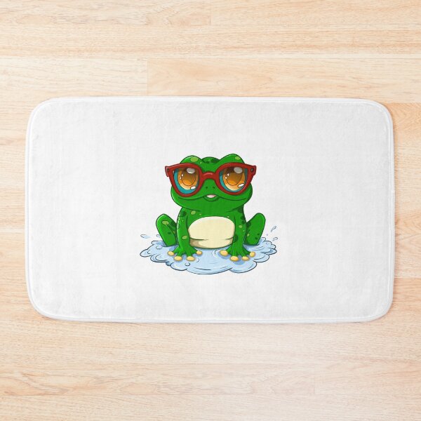 Item preview, Cute Frog with Glassses designed and sold by vasetti-press.