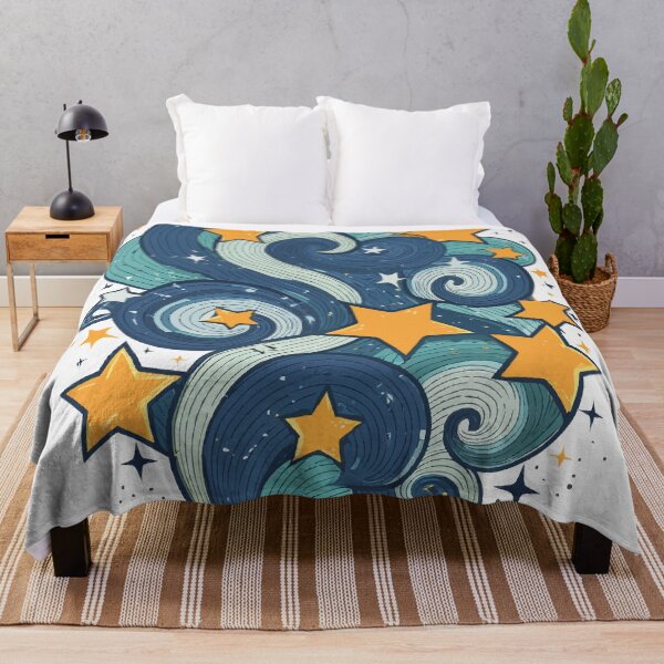 Item preview, Starry Serenade: Abstract Starry Night Art designed and sold by bb-15artstudio.