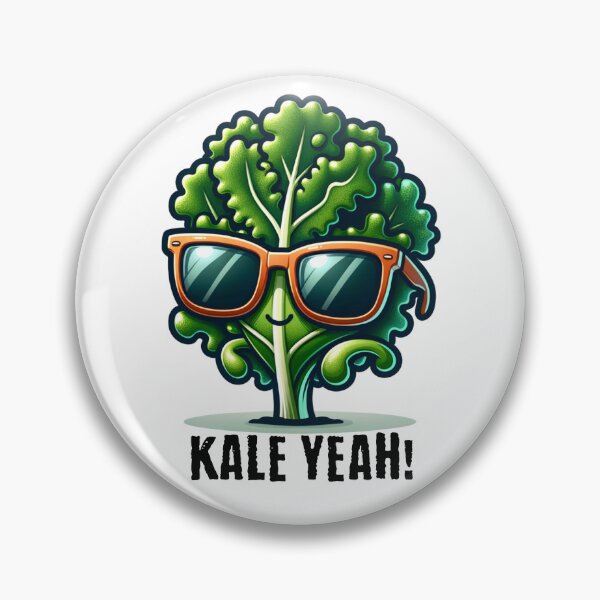 Item preview, Funny Cartoon Kale  designed and sold by Whimsywilds.