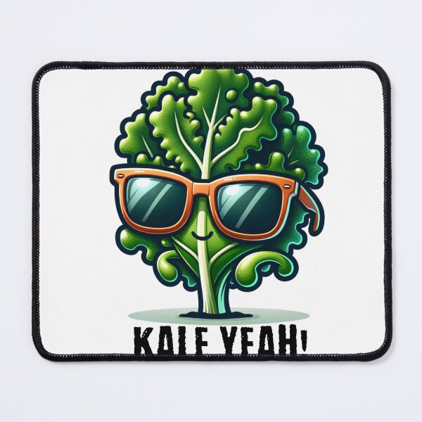 Item preview, Funny Cartoon Kale designed and sold by Whimsywilds.