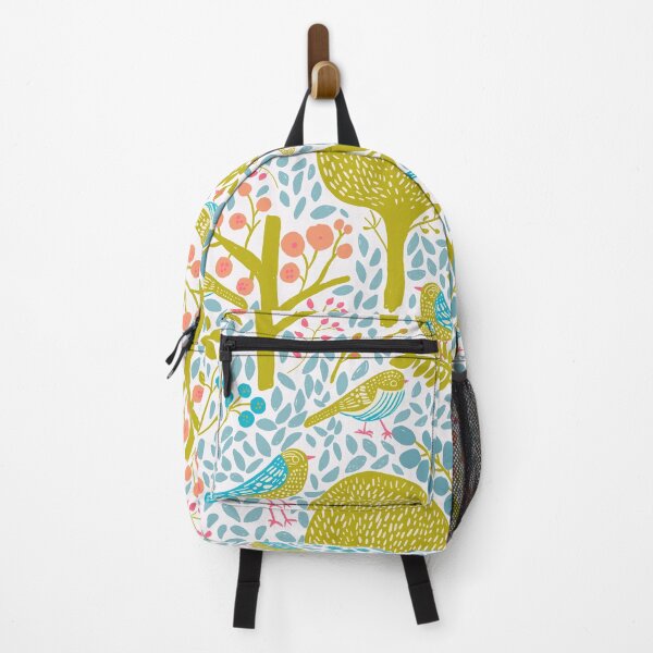 Item preview, Bird and Tree Pattern - Colorful Nature-Inspired Design designed and sold by MindFulStudios.