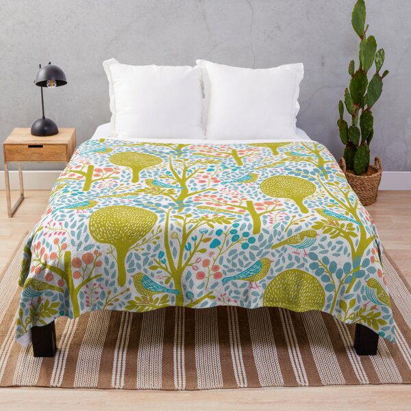 Item preview, Bird and Tree Pattern - Colorful Nature-Inspired Design designed and sold by MindFulStudios.
