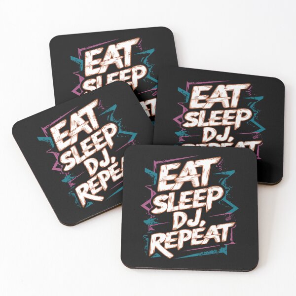 Item preview, Eat, Sleep, DJ, Repeat (Transparent Variant) designed and sold by DJ-Portable.