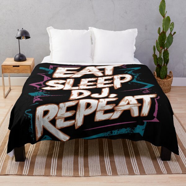 Item preview, Eat, Sleep, DJ, Repeat (Transparent Variant) designed and sold by DJ-Portable.