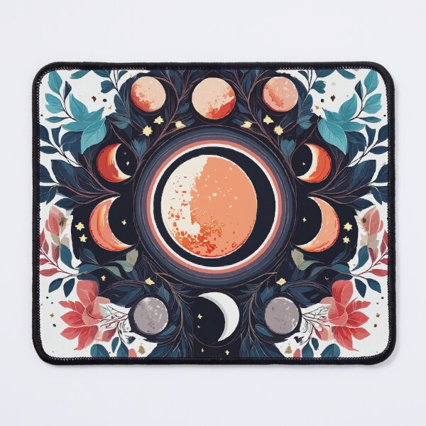 Item preview, Shadowed Dance: Abstract Lunar Eclipse Art designed and sold by bb-15artstudio.