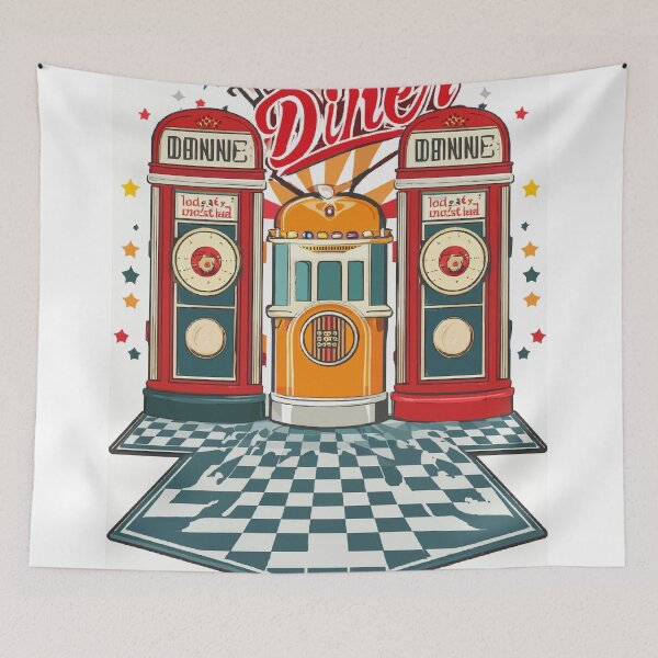 Item preview, Diner Days: Vintage Diner Art designed and sold by bb-15artstudio.