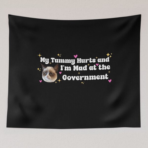 Item preview, My Tummy Hurts and I’m Mad at the Government designed and sold by PixVib.
