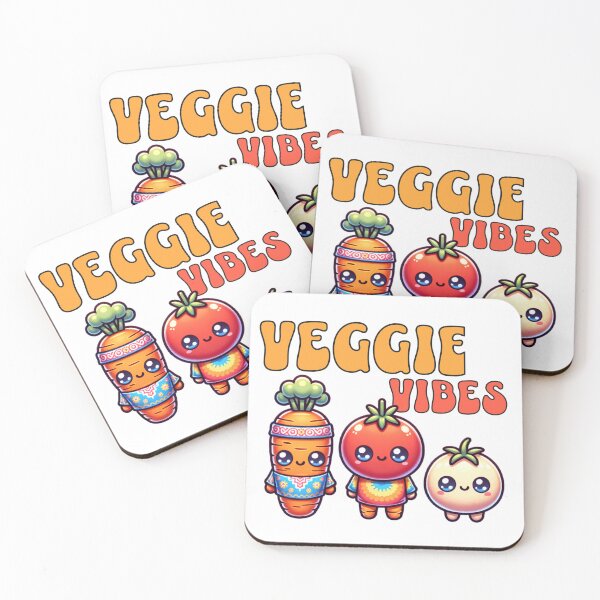 Item preview, Cute Veggie Hippies  designed and sold by Whimsywilds.