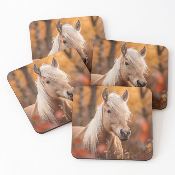 Item preview, Haflinger in Tall Grass designed and sold by Elisabeth Lucas.