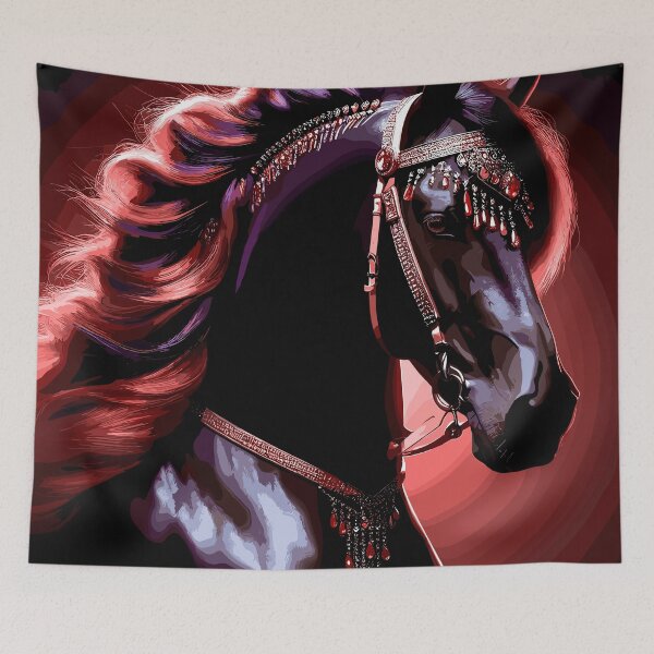 Item preview, Glamours Horse with red hair designed and sold by Artbyminga.
