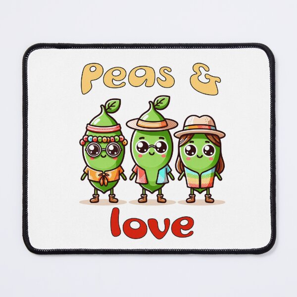 Item preview, Cute Hippie Peas  designed and sold by Whimsywilds.