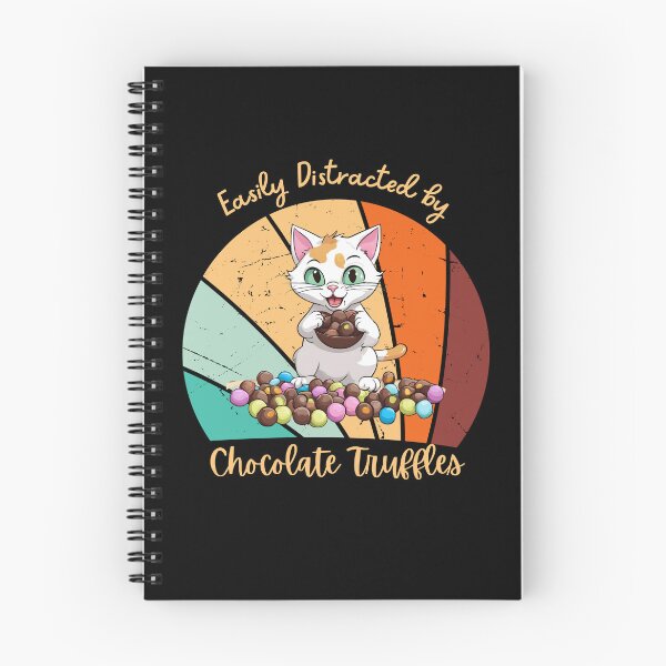 Item preview, Easily distracted by Chocolate Truffles Cat designed and sold by sydney-syder.