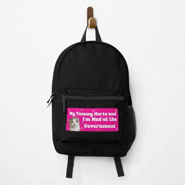Item preview, My Tummy Hurts and I’m Mad at the Government - Meme designed and sold by PixVib.