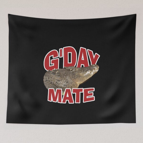 Aperçu de l'œuvre G'day Mate - crocodile créée et vendue par Jenny Dyer.