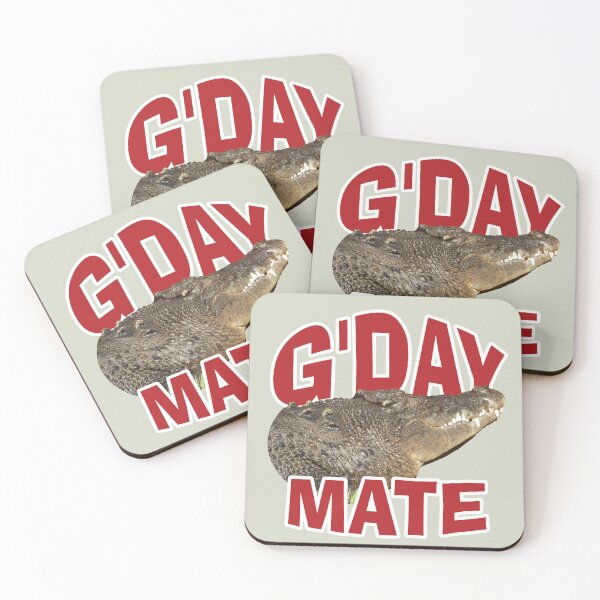 Aperçu de l'œuvre G'day Mate - crocodile créée et vendue par Jenny Dyer.