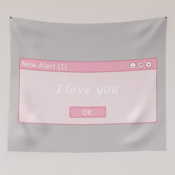 Item preview, I Love You Notification designed and sold by EttieTheYettie.
