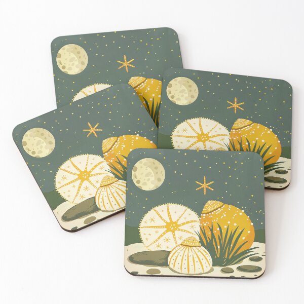 Item preview, Moonlit Sea Urchins and Anemones designed and sold by StarmanArts.