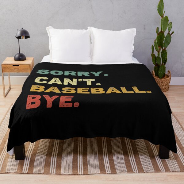 Item preview, Sorry Can't Baseball Bye Retro Funny Baseball designed and sold by RareBunny.