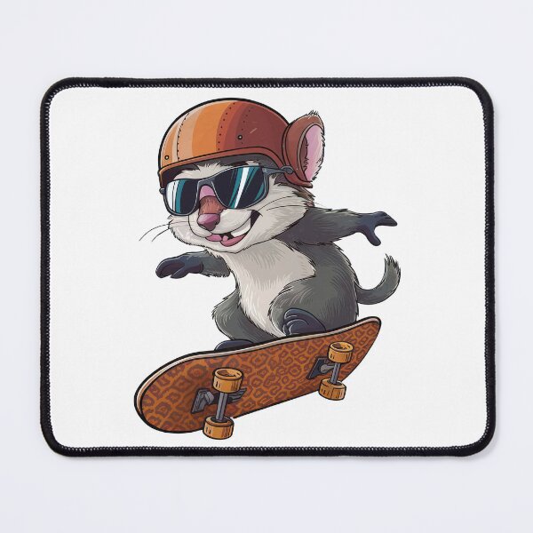Item preview, Quoll Skateboarding, Cartoon Style, Cute Animals, Funny Quoll designed and sold by Porcupine Tees ⭐⭐⭐⭐⭐.