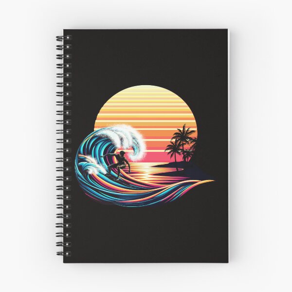 Item preview, Surfing A Wave at Sunset designed and sold by artcolory.