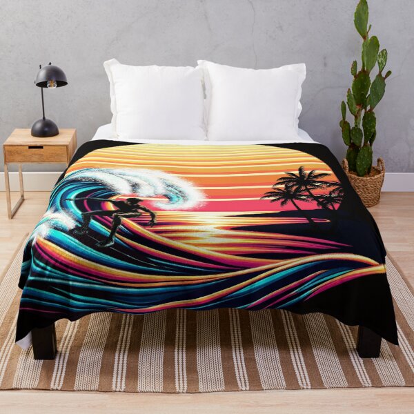 Item preview, Surfing A Wave at Sunset designed and sold by artcolory.