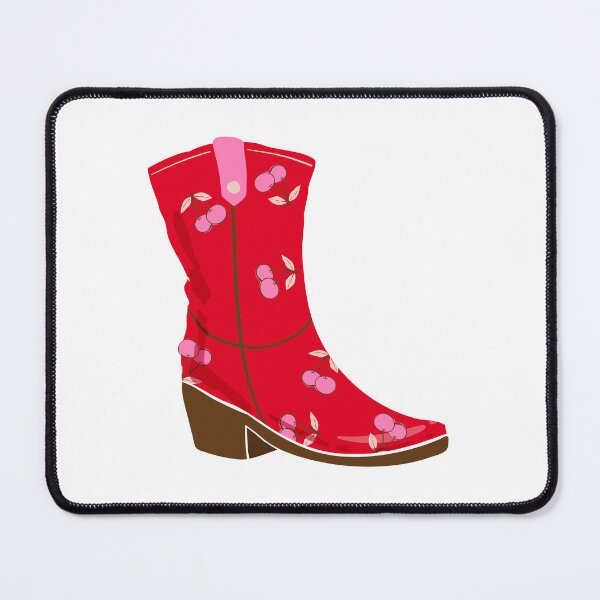Item preview, Red and Pink Cherry Cowboy Boot designed and sold by earthtokarly.