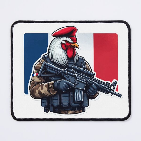 Item preview, Crowing for Glory: French Soldier Rooster designed and sold by CyberWindow.