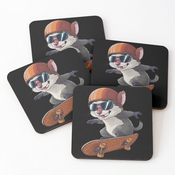Item preview, Quoll Skateboarding, Cartoon Style, Cute  Animals, Funny Quoll  designed and sold by Porcupine Tees ⭐⭐⭐⭐⭐.