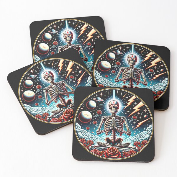 Item preview, Skeleton Trance In the Cosmic Universe designed and sold by HippieFarms11.