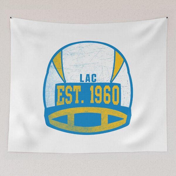Item preview, Los Angeles Throwback Football Helmet designed and sold by Bo-Bros-Tees.