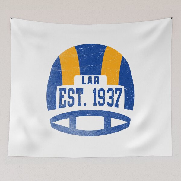 Item preview, Los Angeles Throwback Football Helmet designed and sold by Bo-Bros-Tees.