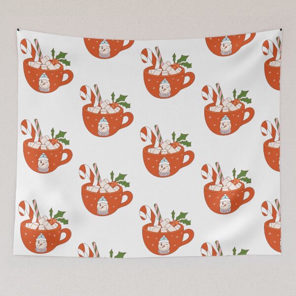 Item preview, Retro Holiday Snowman Hot Chocolate designed and sold by earthtokarly.