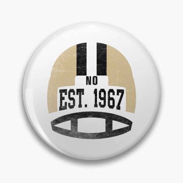 Item preview, New Orleans Throwback Football Helmet designed and sold by Bo-Bros-Tees.