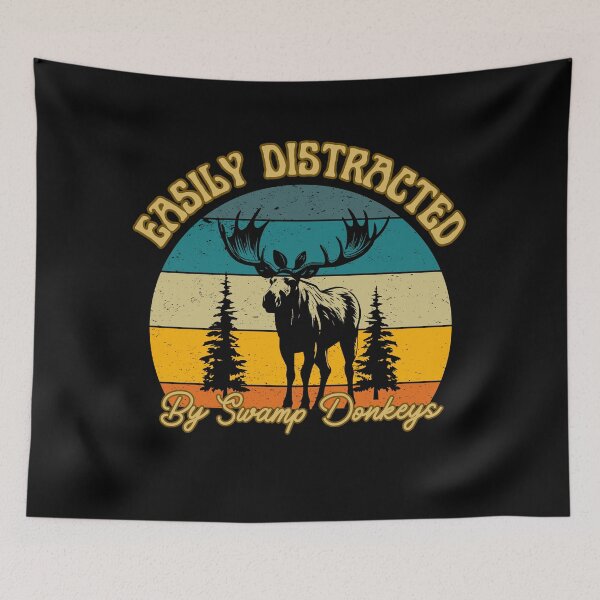 Item preview, Easily Distracted By Swamp Donkeys designed and sold by AussieWonders.