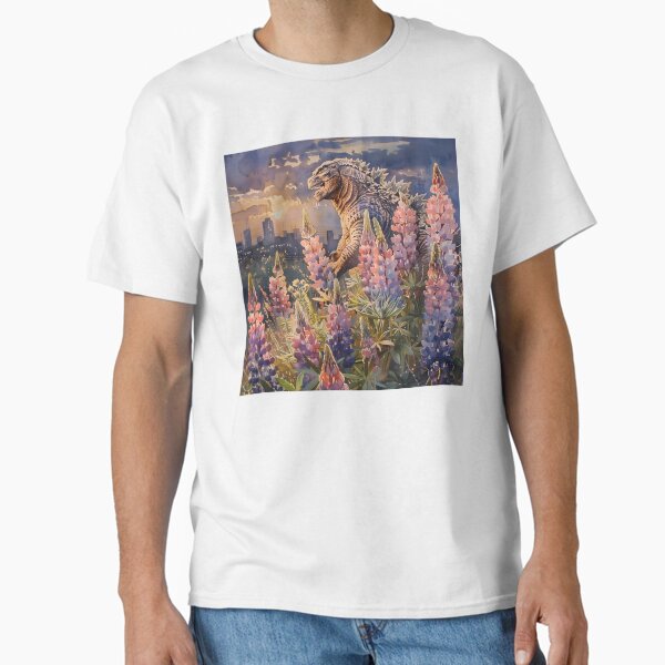 Item preview, Godzilla in a Romantic Evening Field designed and sold by NatureStyle555.