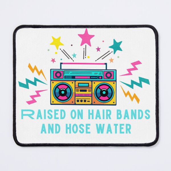 Item preview, Raised on hair bands and hose water boom box designed and sold by im-a-librarian.
