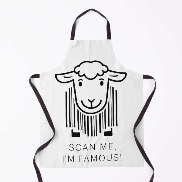 Item preview, SCAN ME, I'M FAMOUS! Dolly the Sheep Lives On in Meme Culture in black designed and sold by SplashTastic.