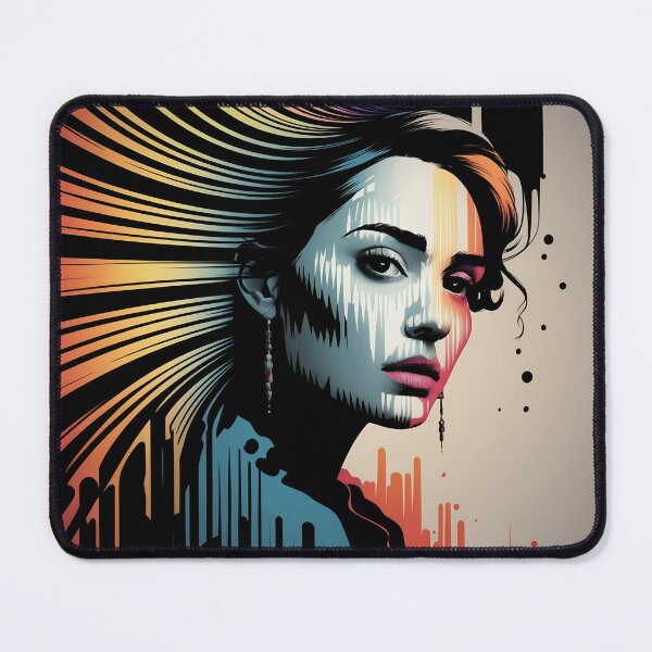 Item preview, VIBRANT MODERN ART WOMAN ILLUSTRATION designed and sold by debeteez.