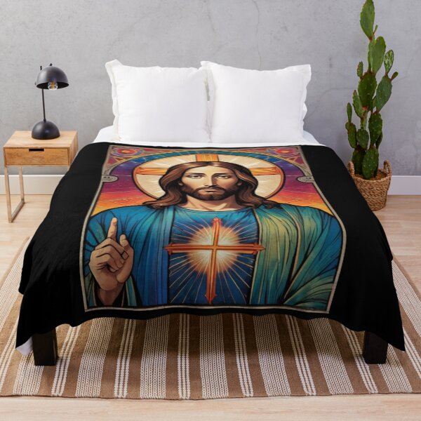 Item preview, Jesus Christ (tetradic colors) 3 designed and sold by Warih.