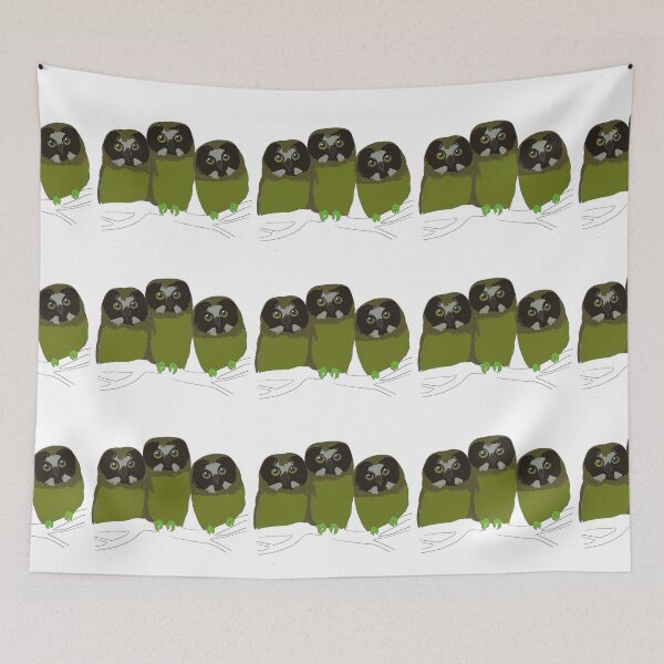 Item preview, Saw-whet Owls designed and sold by Ashley’sAnimalz.