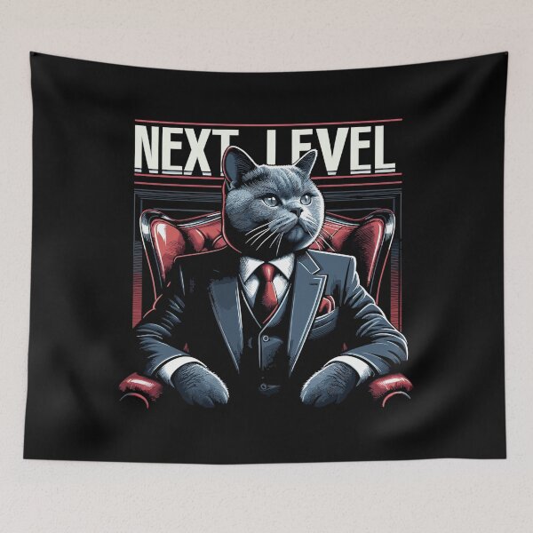 Item preview, BKH British Shorthair Blue Cat Royal Chair Next Level Gift designed and sold by Pineapple-Tree.