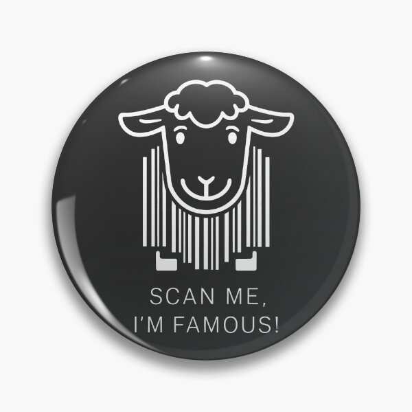 Item preview, SCAN ME, I'M FAMOUS! Dolly the Sheep Lives On in Meme Culture in white designed and sold by SplashTastic.