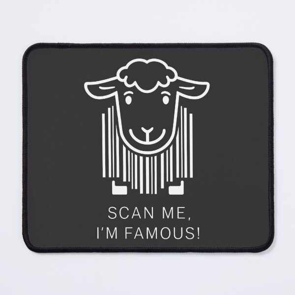 Item preview, SCAN ME, I'M FAMOUS! Dolly the Sheep Lives On in Meme Culture in white designed and sold by SplashTastic.
