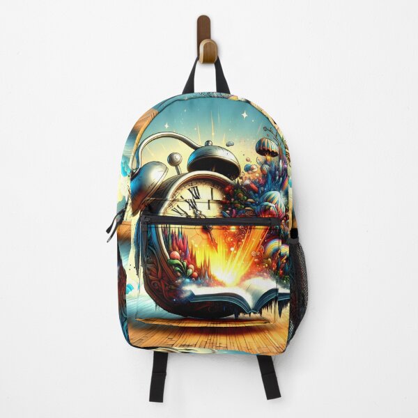 Item preview, Smash It! Whimsical Dreamscape Exploding Alarm Clock designed and sold by Paradocksick.